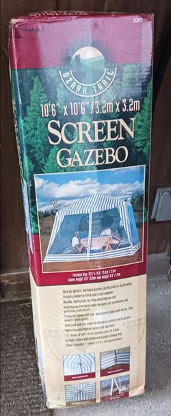 NEW OZARK TRAIL 10'6" x 10'6" SCREEN GAZEBO MODEL 2087 *SEE ALL PICS*