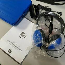 Portable DVD New, With Headset And Case