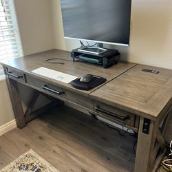 Beautiful All Wood Standing Desk