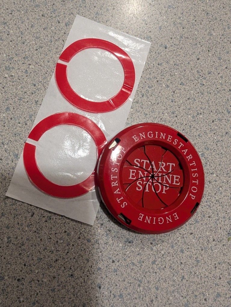 Metal Stop/Start Button Cover, $5, New