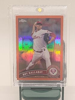 Roy Halladay MLB Phillies Blue Jays Refractor