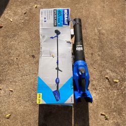 Leaf Blower Weedeater Combo  Kobalt 