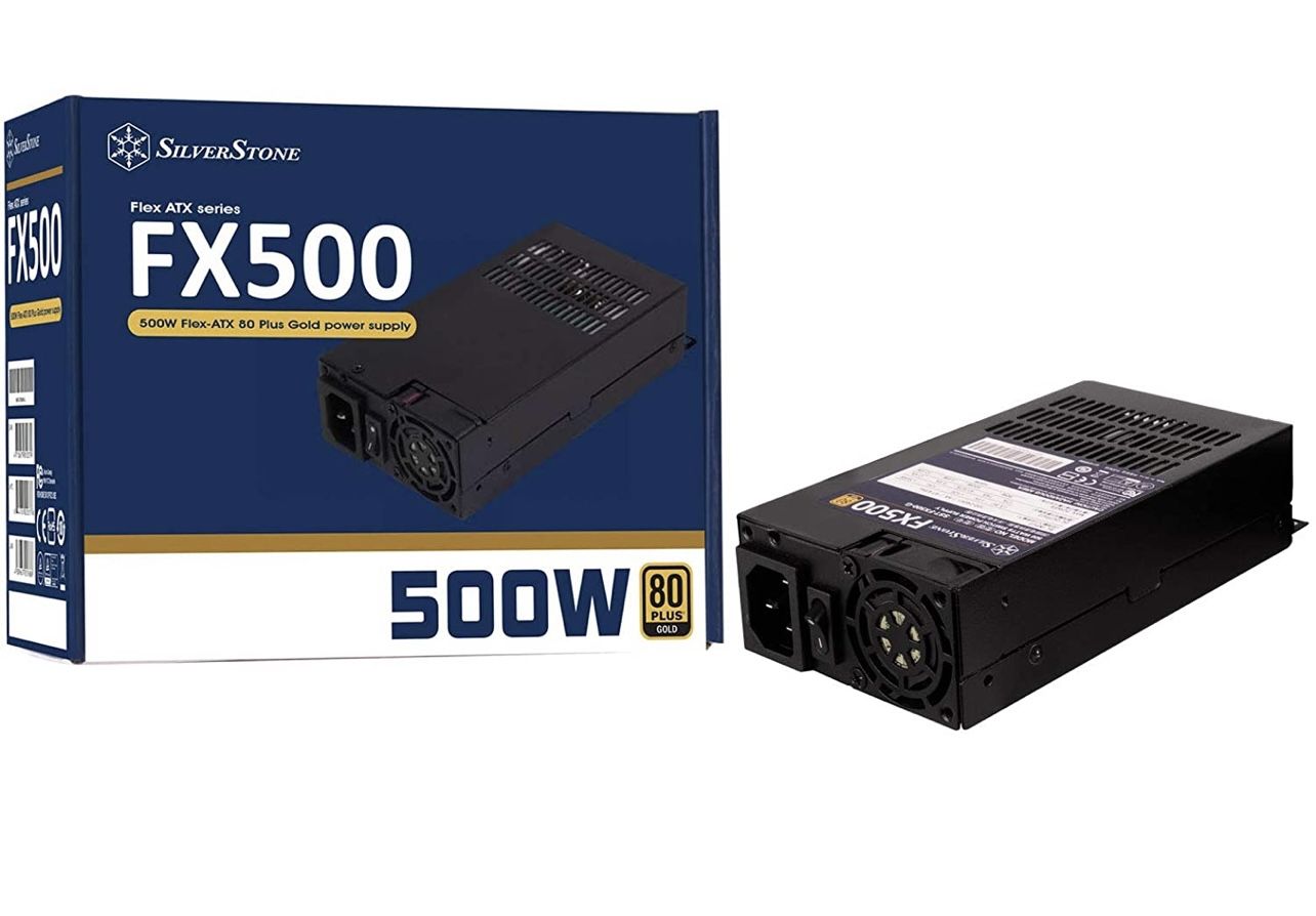 SilverStone Technology FX500, 500W Flex-ATX 80 Plus Gold Power Supply, SST-FX500-G