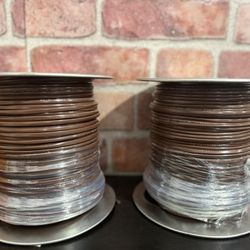500-Feet 3 Conductor Thermostat Wire; 18-Gauge Solid Copper Class 2 Power-Limited Circuit Cable; Brown 