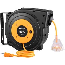 SALESUMO EXTENSION CORD REEL 50 FT. 13 AMP 14 DISCOUNTED LIGHTING, PLUMBING, ELECTRIC, KITCHEN, BATH, FAUCETS, FLOORING, TILE, HOME DECOR, OUTDOOR SEA