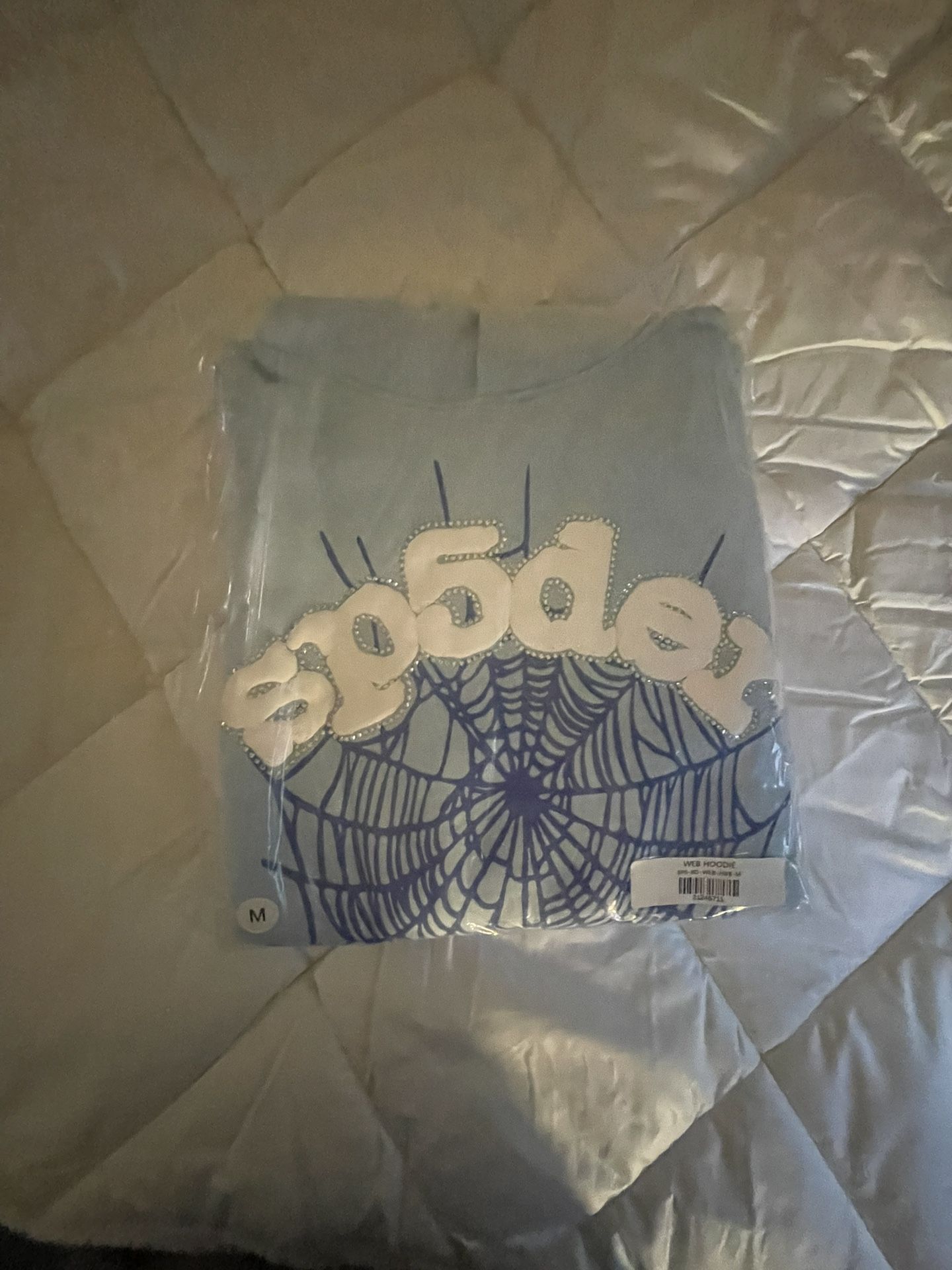 Sky Blue Spiderr Hoodie