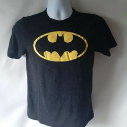Batman boys black short-sleeve t-shirt size L (18)