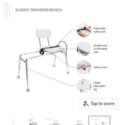 Shower Chair Transfer Bench