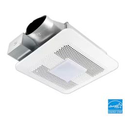 Panasonic WhisperThin DC LED Pick-A-Flow 80 -100 CFM Ceiling/Wall Bathroom Exhaust Fan, 3-3/8 in. Low Profile Housing. New.