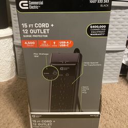 15 ft. 12-Outlet Surge Protector