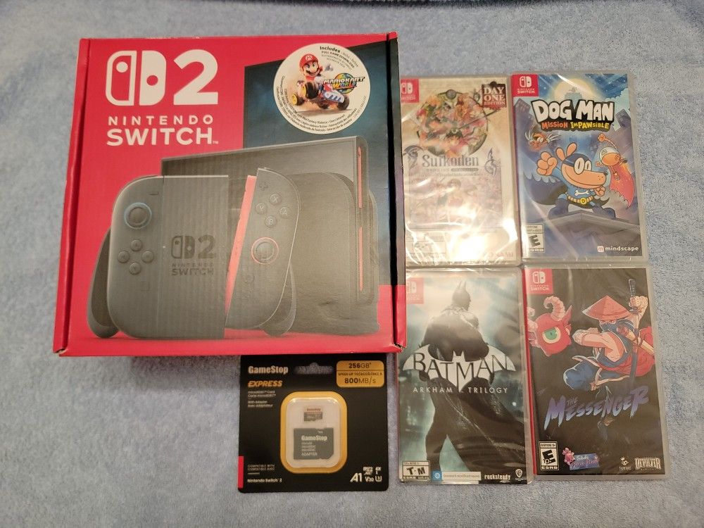Switch 2 With 4 Games And SD Card