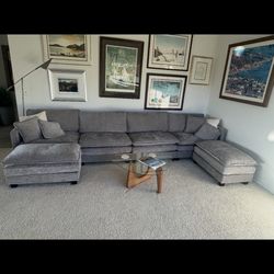 Grey Modular  Sectional Couch