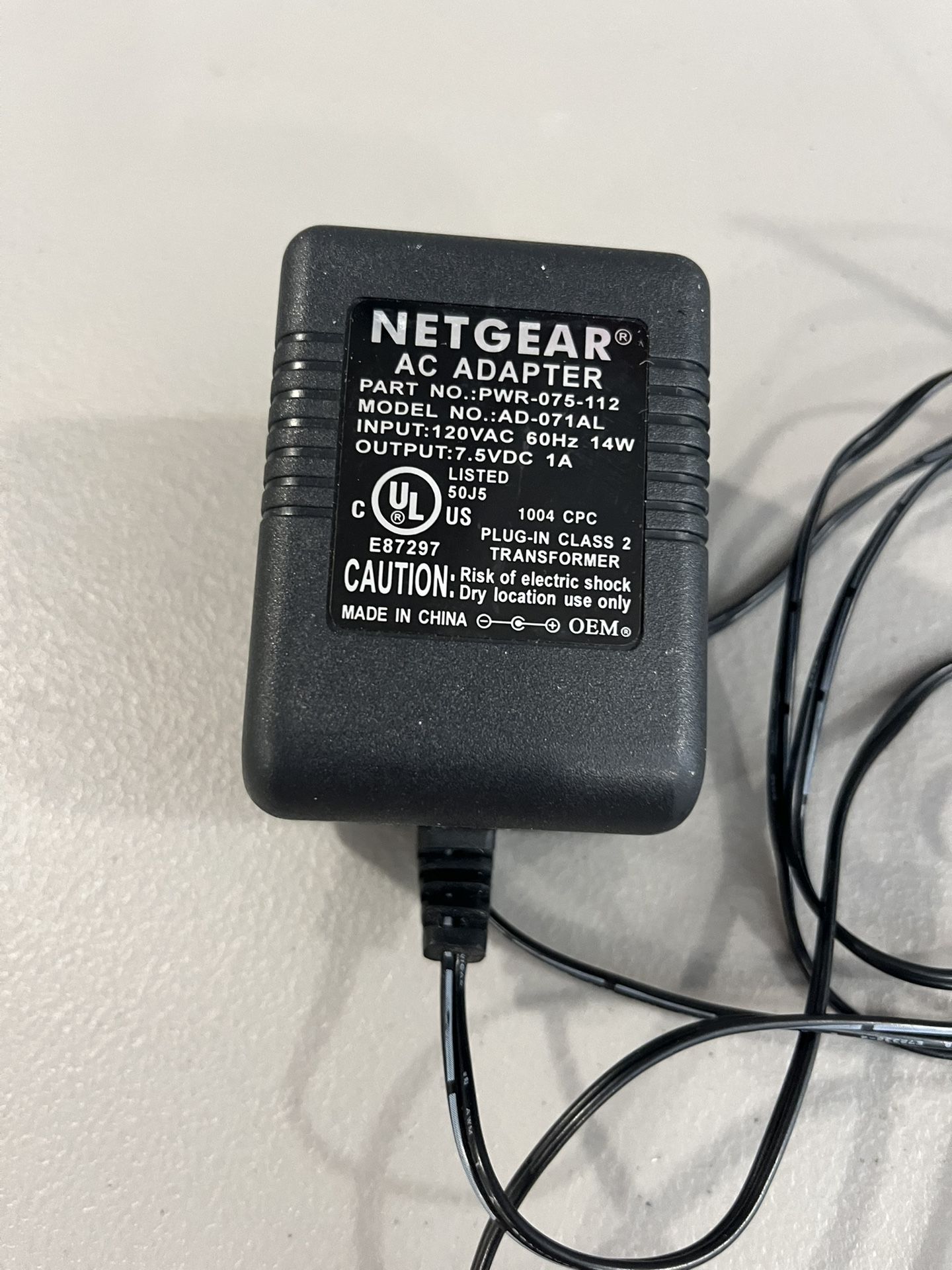 Netgear Power Adapter