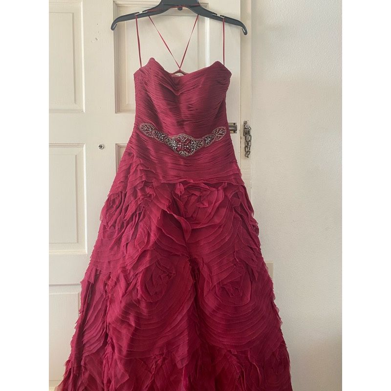 Teri Jon Red, Dress, Red, Size 2