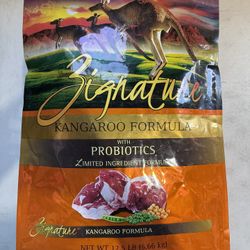 Dog Food Kangaroo Formula 12.5 Lbs $30