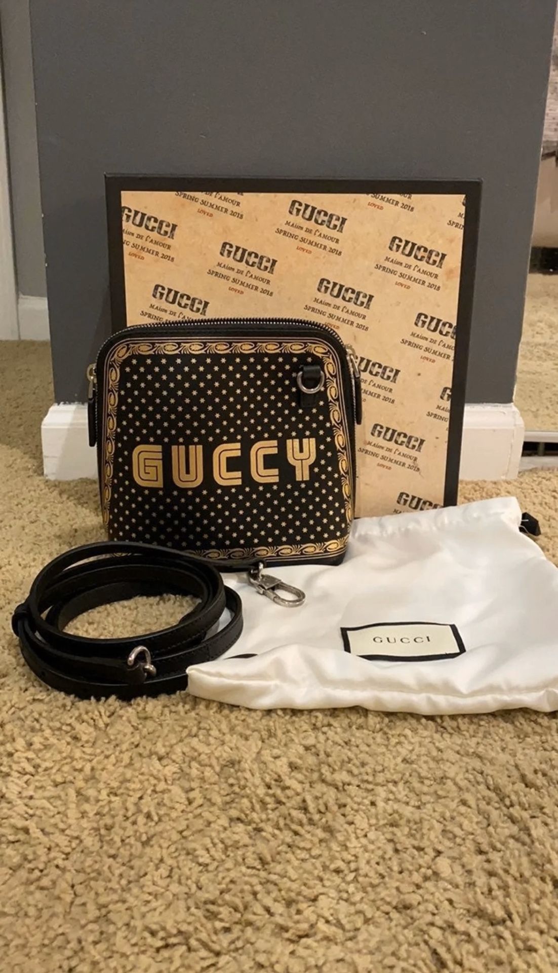 Today SALE ONLY Authentic GUCCI Moon & Stars Crossbody