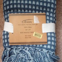 Blue Throw Blanket 