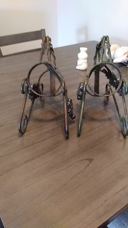 Used wine bottle holders