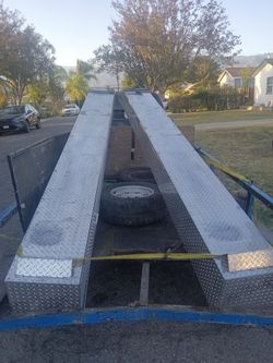 Car ramps Diamond Plate