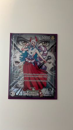 One piece card game alternate art Yamato leader