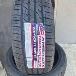 New Tires 235/40R19 American Roadstar Set Of (4) Tires, WE FINANCE