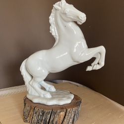 Ceramic Stone Horse Statute, Made In 1(contact info removed)