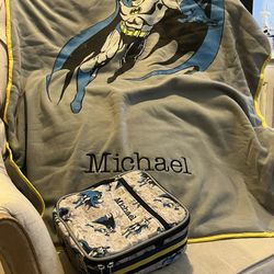 SALE  50% OFF WAS $20 NOW $10. Batman Lunch Kit And Nap Mat With Michael