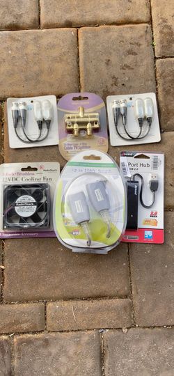 Lot of electronics brand new vintage usb Tv switch