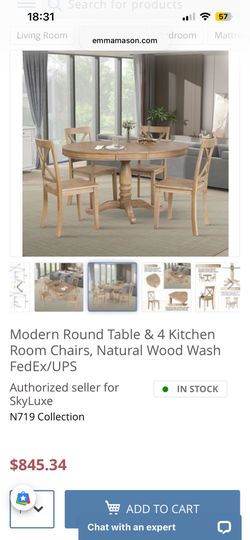Dining Table and Chairs (Unopened)