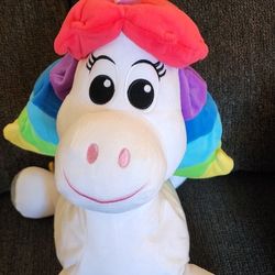 Disney Inside Out Rainbow Unicorn Plush Doll Toy 