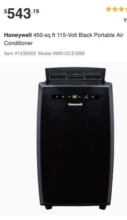 Honeywell Portable AC Unit - 450 sq ft