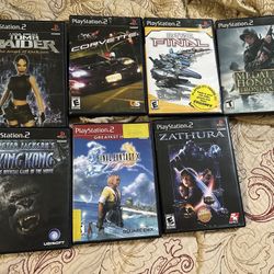 Lot Of 7 PS2 Games In Excellent Condition 