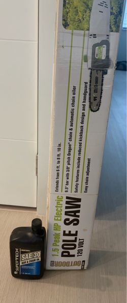 Electric Pole Saw 120V and oil