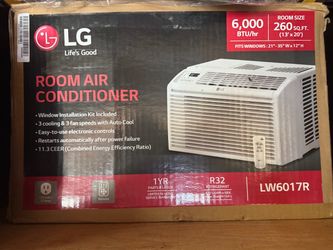 LIKE NEW: LG 6,000 BTU Window Air Conditioner