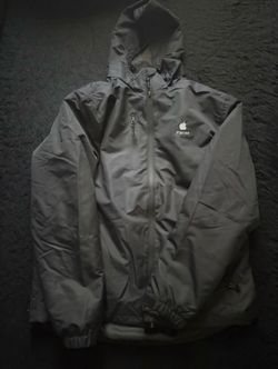 Apple Employee "Places" rain jacket large