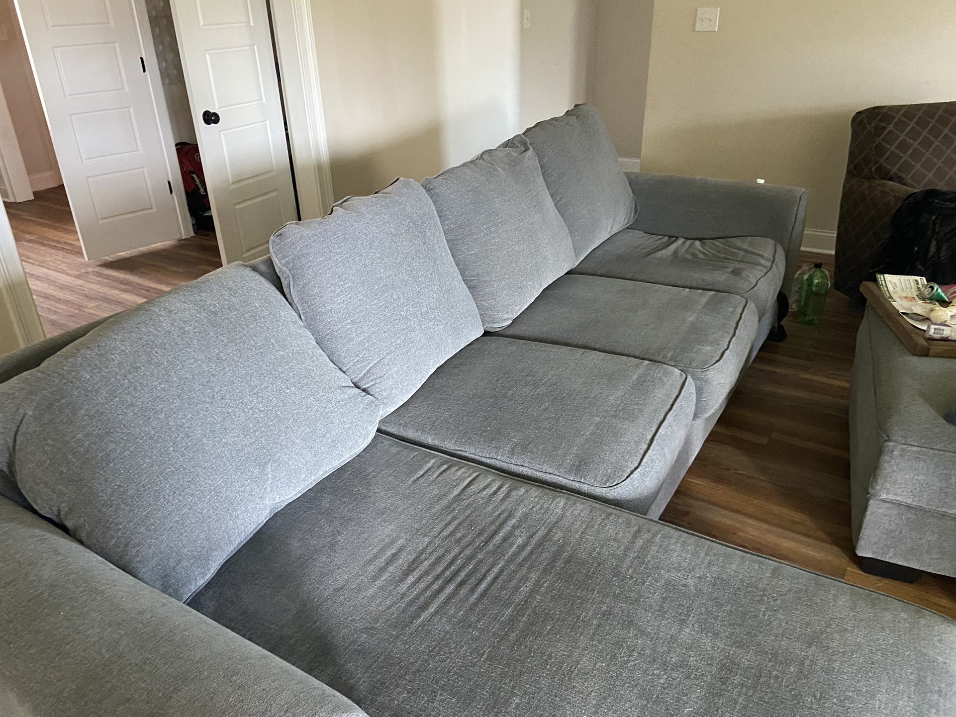 Large Couch and Ottoman  MAKE AN OFFER