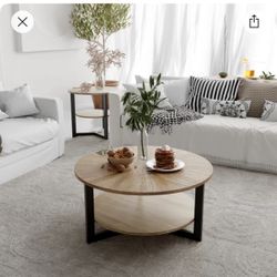 Round Coffee Table With Storage
