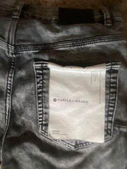 purple jeans