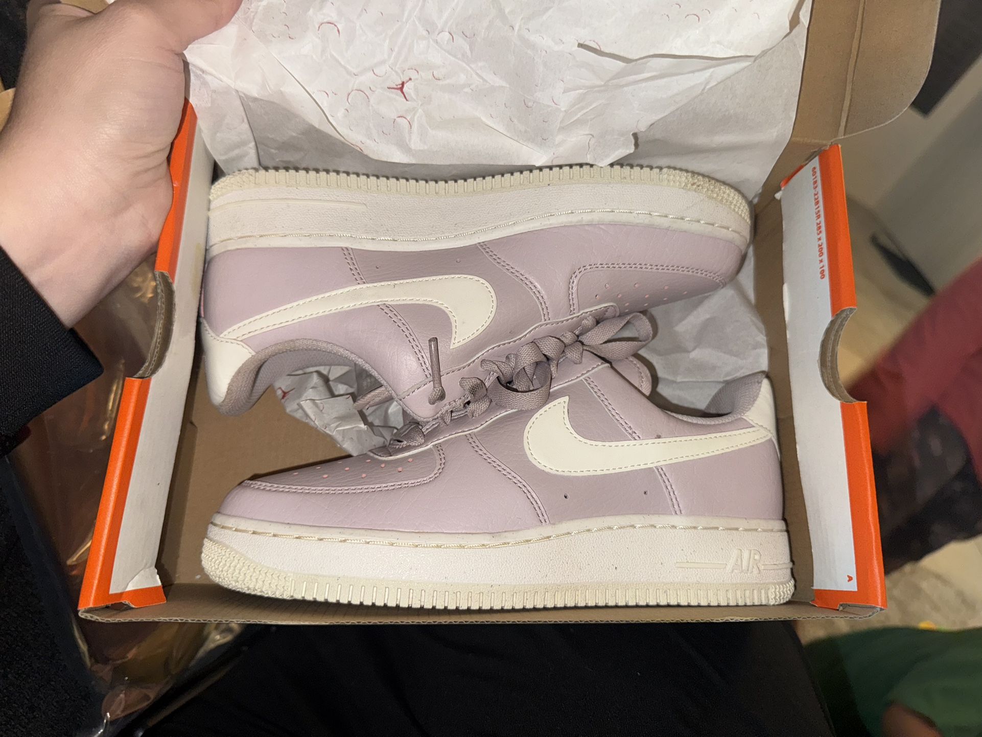 Lightly Worn Violet Nike Air Force 1s