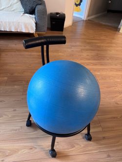 Balance ball chair