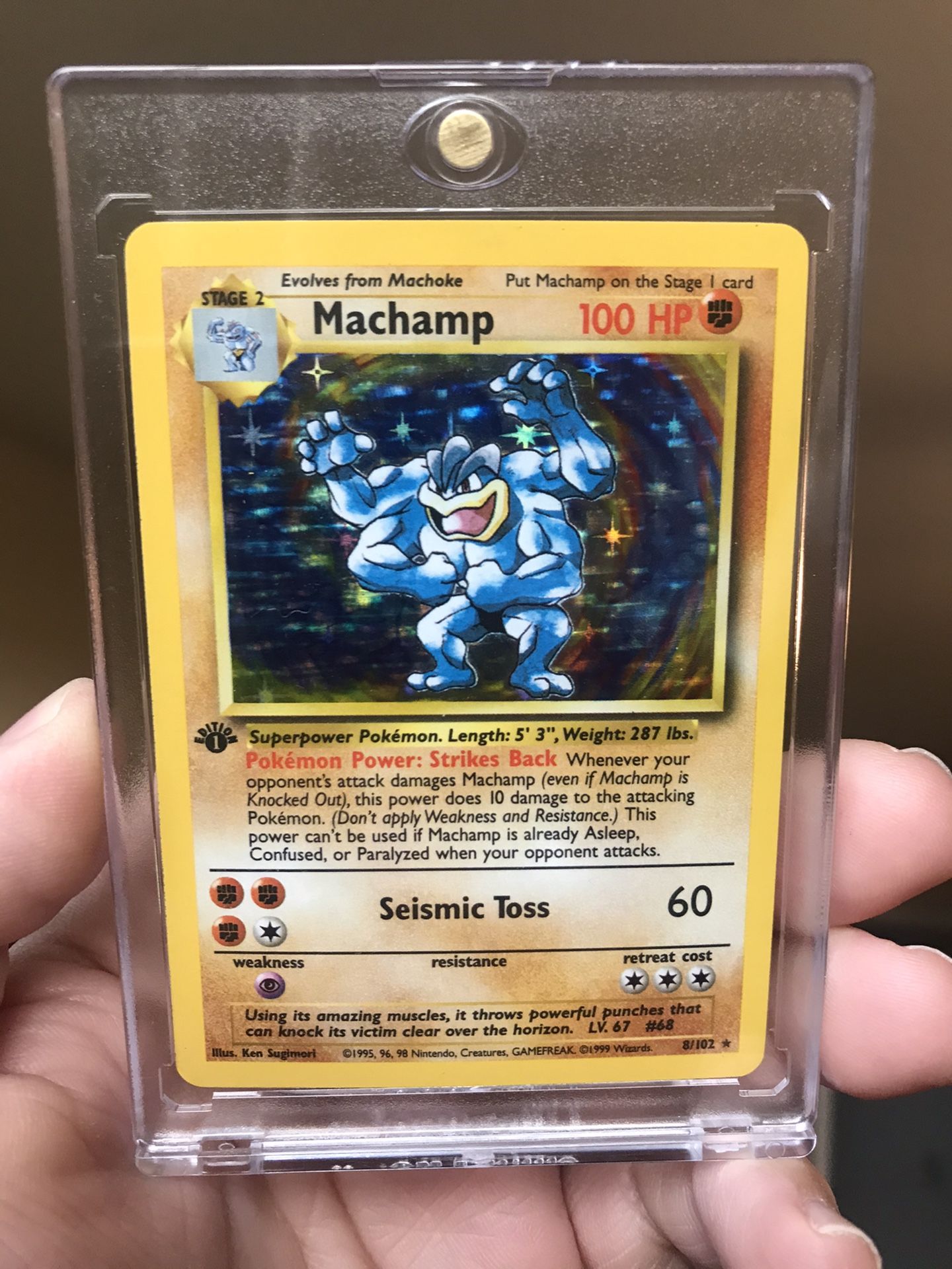 Pokémon Shadowless Machamp