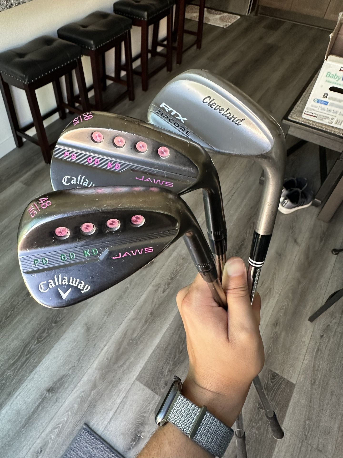 Callaway Jaws and Cleveland Wedges!