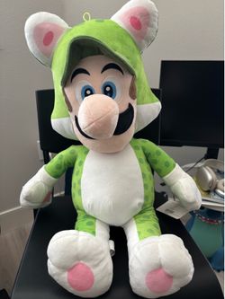 Nintendo super Mario cat Luigi plush