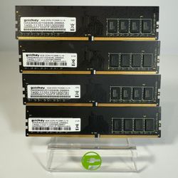 GoldKey 32GB (4x8GB) RAM DDR4 2666MHz Desktop Memory RAM