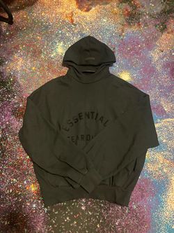 Essentials black hoodie size M