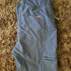 Ceil Blue High Waisted Yola Scrub Pants (S/P) 🩵