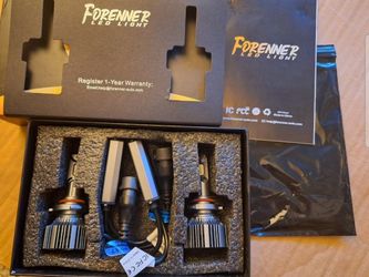 Forenner 9005 HB3 LED Headlight Bulbs 6500K White FR2301DR6  Chevy Ford Toyota