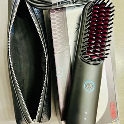TYMO Cordless Hair Straightener Brush 