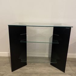Bell’Oggetti Tempered Glass Console Table
