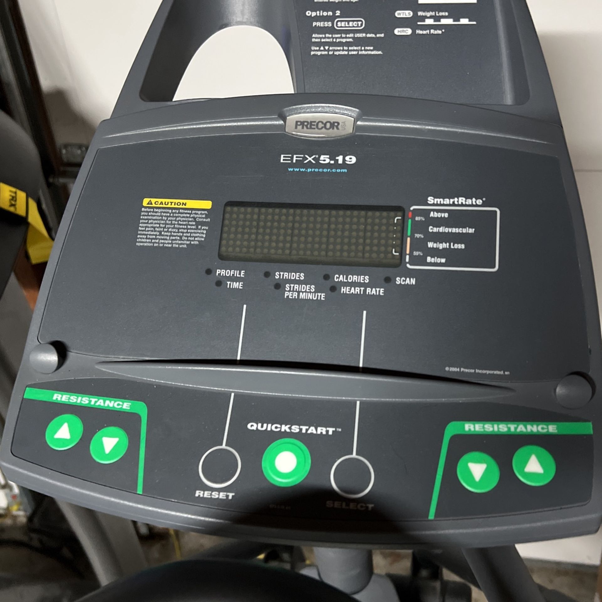 Like new Precor Elliptical For Sale EFX 5.19